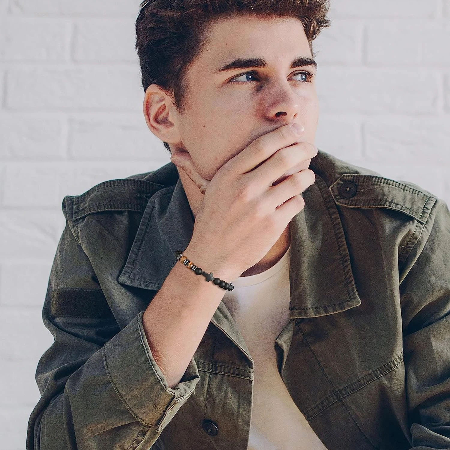 Cadeaux De Bracelet Croisé Pour Fils, Petit-fils, Papa, Mari, Parrain, Hommes - Anniversaire Graduation Retraite Noël Cadeau Chrétien Pour Adolescents Garçons Hommes 4 Cadeaux De Bracelet Croisé Pour Fils, Petit-fils, Papa, Mari, Parrain, Hommes - Anniversaire Graduation Retraite Noël Cadeau Chrétien Pour Adolescents Garçons Hommes – Image 2