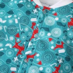 Infantile Garçon Vêtements D'hiver De Noël Infantile Nouveau-né Bébé Garçons Filles À Manches Longues Mignon Bande Dessinée Impression Patchwork Romper Combinaison (A, 9-12M) -Rose Magasin 919q4fUxahL. AC SL1500