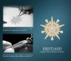 Broche Des Flocons De Neige Des Cristaux Autrichiens Pour L'hiver Broche D'étoiles Vintage Pour Femmes Hommes Filles Cadeau D'anniversaire Broche Nuptiale Pour Fête Noël -Rose Magasin 91DvNMa2 zL. AC UL1500