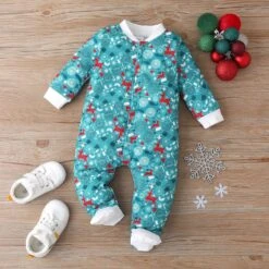 Infantile Garçon Vêtements D'hiver De Noël Infantile Nouveau-né Bébé Garçons Filles À Manches Longues Mignon Bande Dessinée Impression Patchwork Romper Combinaison (A, 9-12M) -Rose Magasin 91zsKx06EL. AC SL1500